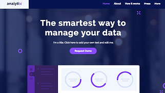 Technology & Apps website templates - App Landing Page