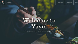 Restaurants & Food website templates - Japanese Restaurant
