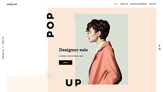Fashion & Style website templates - Pop Up Shop