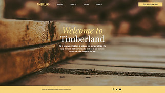Business website templates - Carpenter