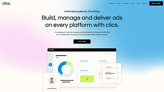 Technology & Apps website templates - Ad Tech Startup