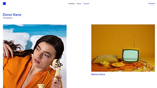 Portfolio & CV website templates - Photographer
