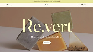eCommerce website templates - Home Goods Store