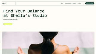 Sports & Fitness website templates - Pilates Studio