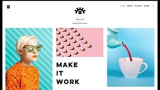 Portfolios website templates - Commercial Photographer
