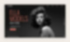 screenshot of website homepage with large text and photo background