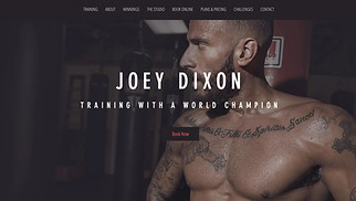 Sports & Fitness website templates - Fitness Trainer