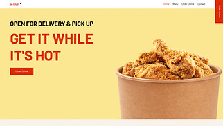 Restaurants & Food website templates - Fast Food Restaurant