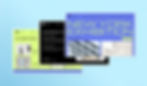 Homepage overlapping an upcoming events page for an exhibitions company. Both pages have bold text and tiled images showcasing events. There is a text box above the home page.Homepage overlapping an upcoming events page for an exhibitions company. Both pages have bold text and tiled images showcasing events. There is a text box above the home page.
