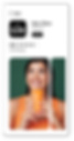 An app market listing for “New Glow” - a wellness app aimed at Gen Z customers. The app’s promotional images show  a young woman wearing an orange tank top, smiling while holding up a tube of lotion.