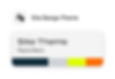 Thumbnail of Wix Site Design Theme picker, showing the ‘Playful Retro’ theme with black, gray, yellow, and orange colors.